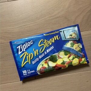 Ziploc Zip'n Steam Cooking Bags - 10 Pack